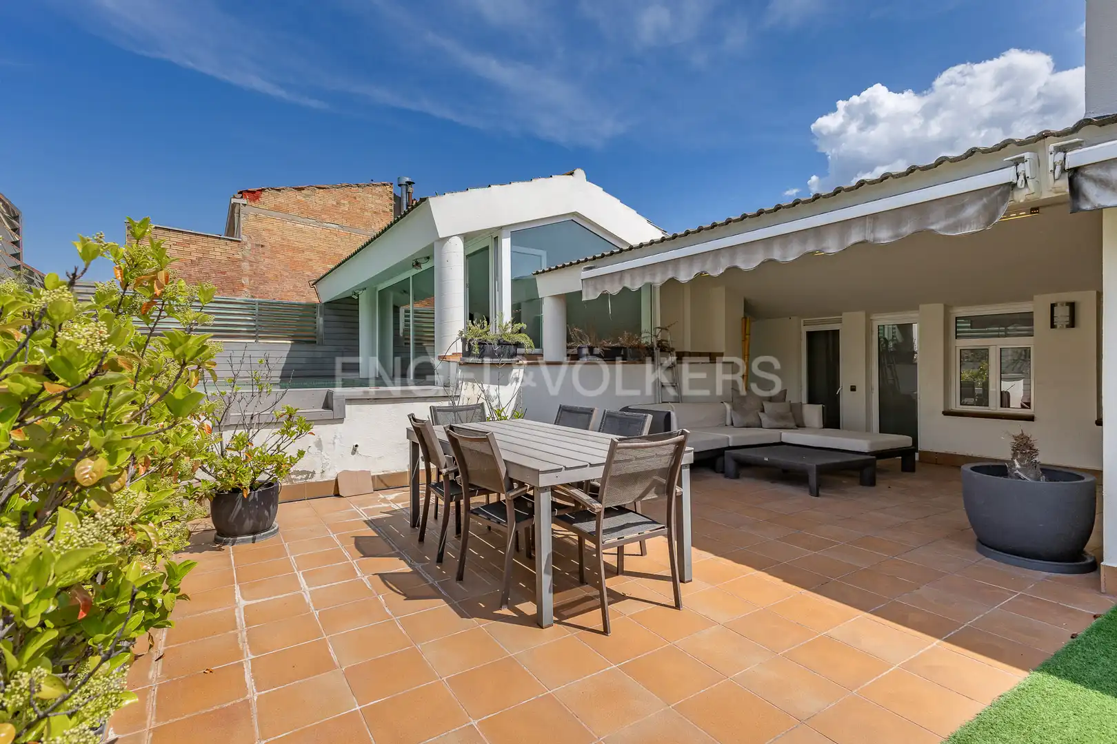 Terraza de Casa o chalet de alquiler en Sant Vicenç de Castellet con Calefacción, Piscina y Amueblado