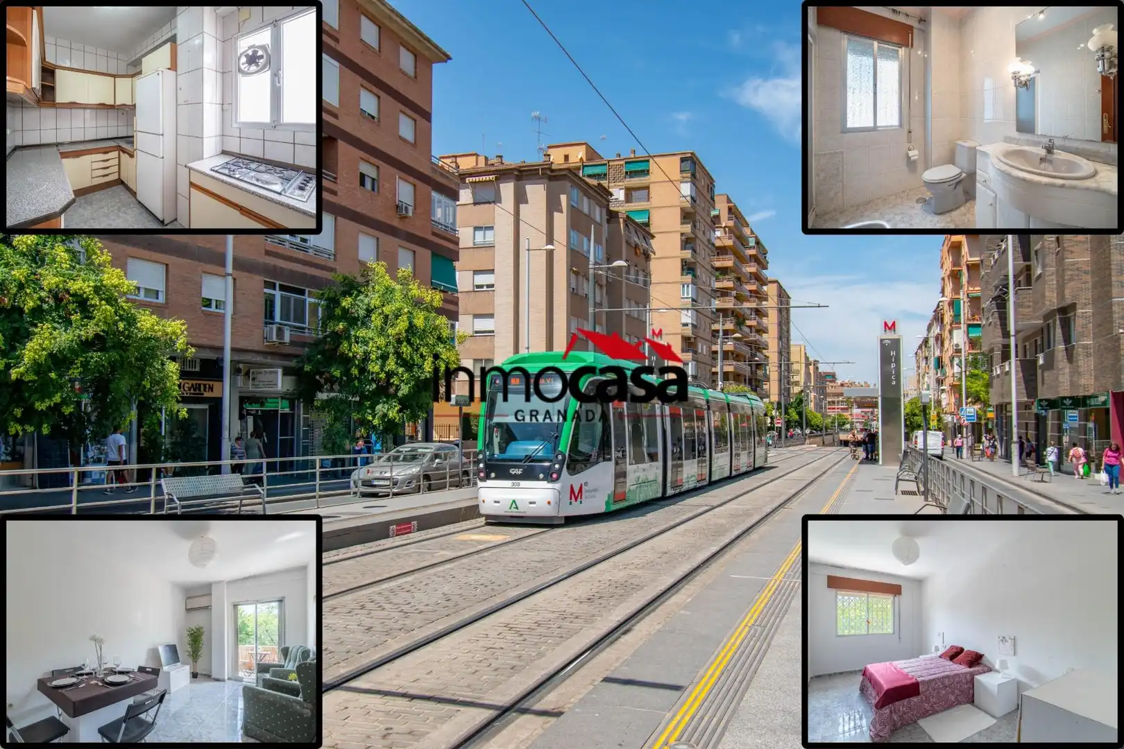Vista exterior de Pis en venda en Granada amb Jardí privat i Balcó