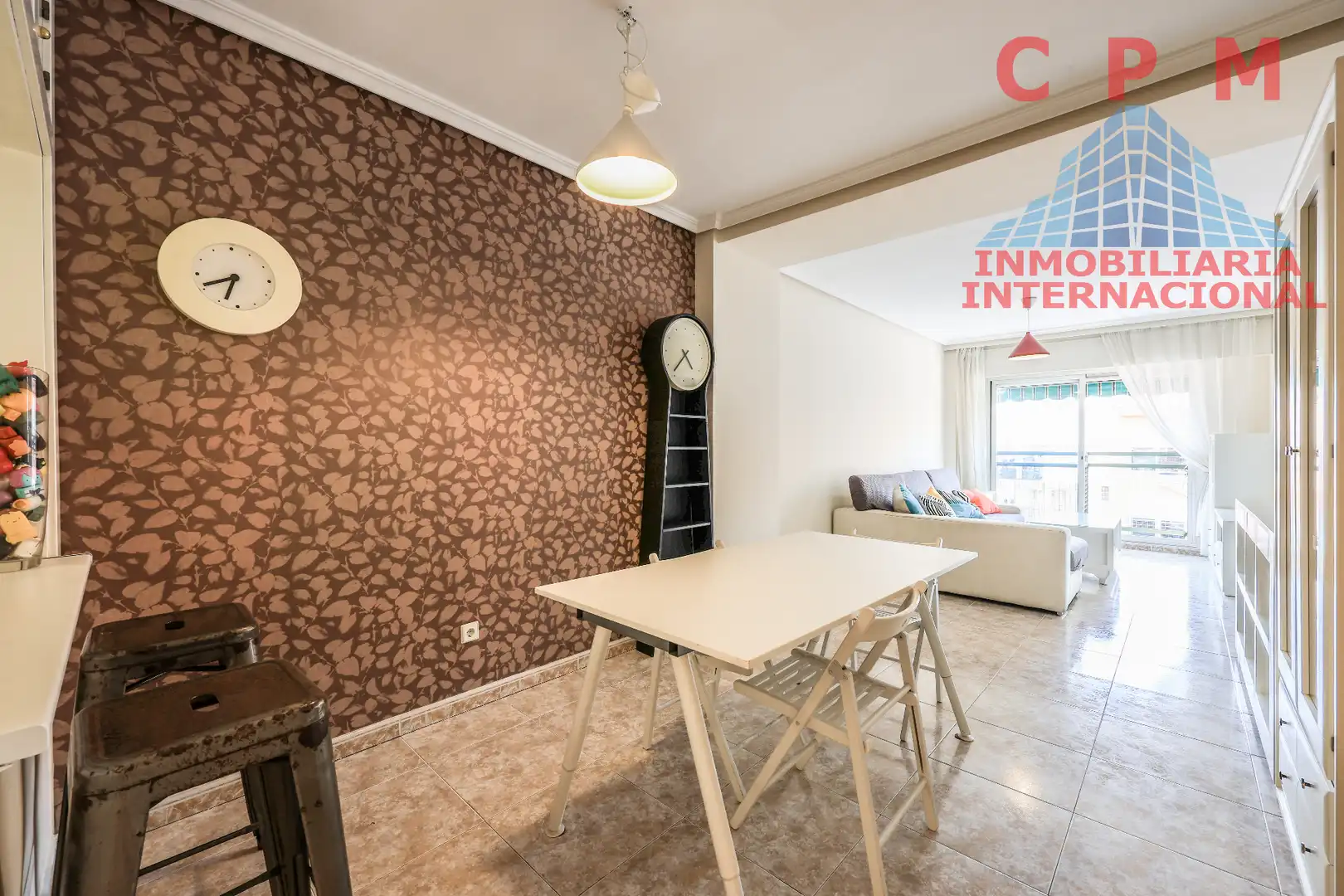 Wohnzimmer von Wohnung zur Miete in Madrid mit Klimaanlage, Heizung und Parkett