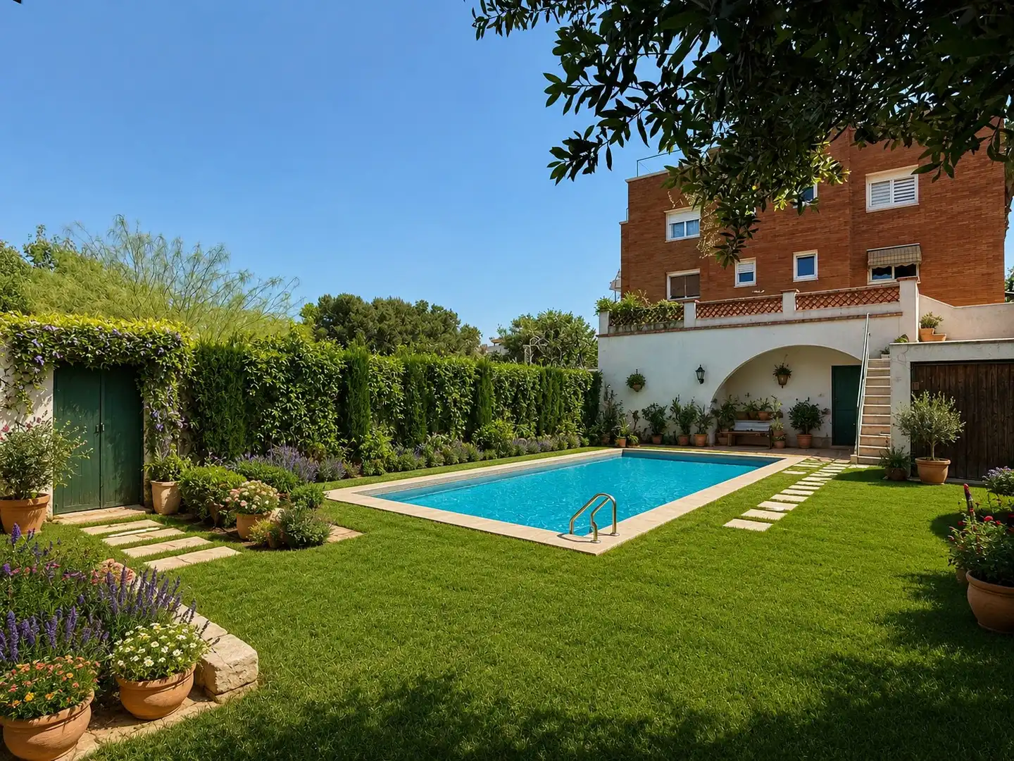Piscina de Casa o chalet en venta en Barcelona con Calefacción, Jardín privado y Terraza