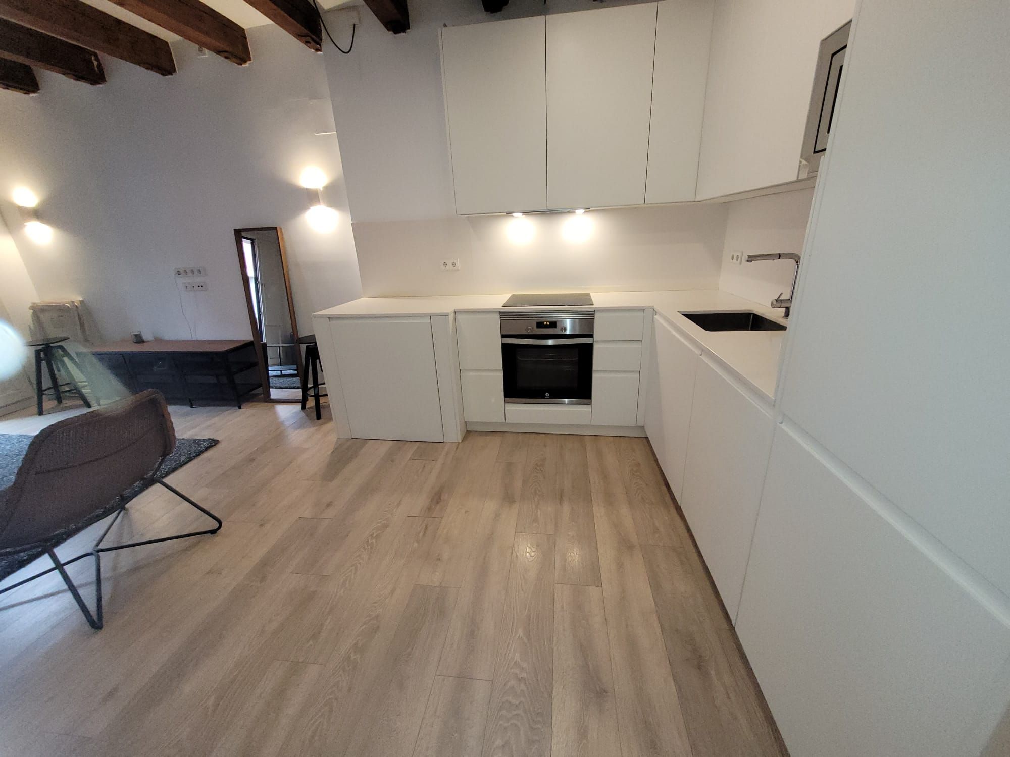 Cuina de Àtic en venda en  Barcelona Capital amb Aire condicionat, Calefacció i Parquet