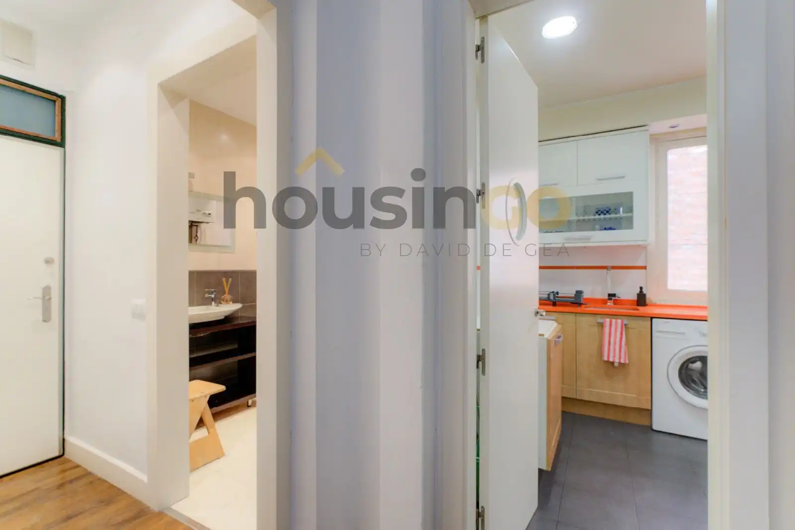 Kitchen of Flat for rent in Madrid  with Air Conditioner, Heating and Furnished