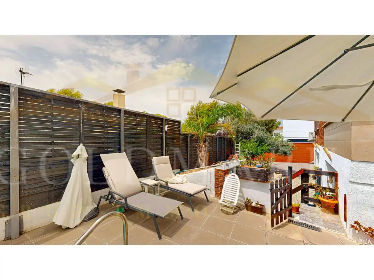 Terraza de Casa o chalet en venta en El Vendrell con Aire acondicionado, Calefacción y Jardín privado