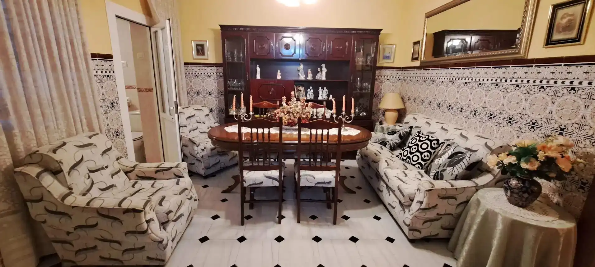 Dining room of Houses for sale in Puertollano  with Air Conditioner, Storage room and Furnished