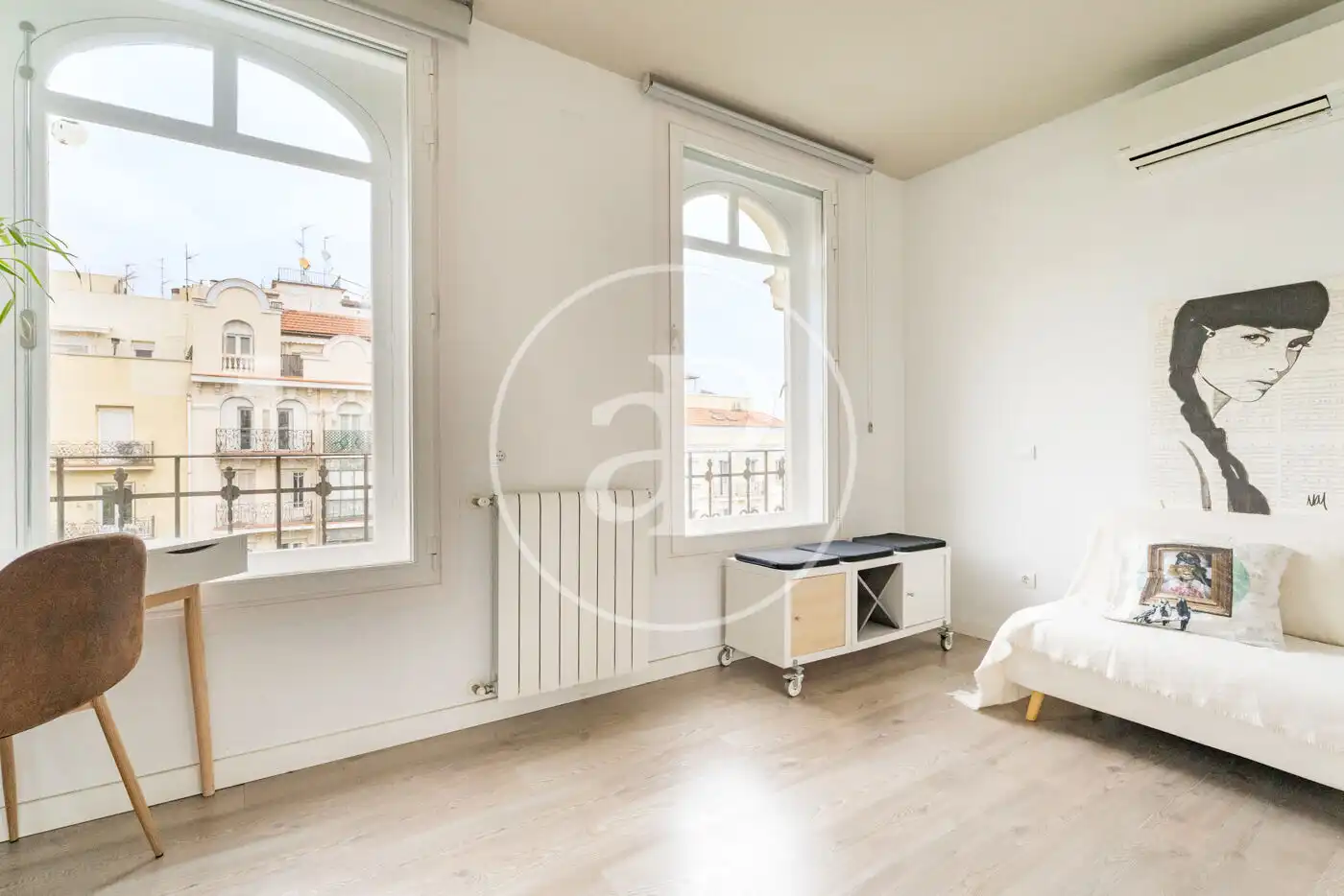 Bedroom of Flat for sale in Madrid  with Air Conditioner, Heating and Furnished