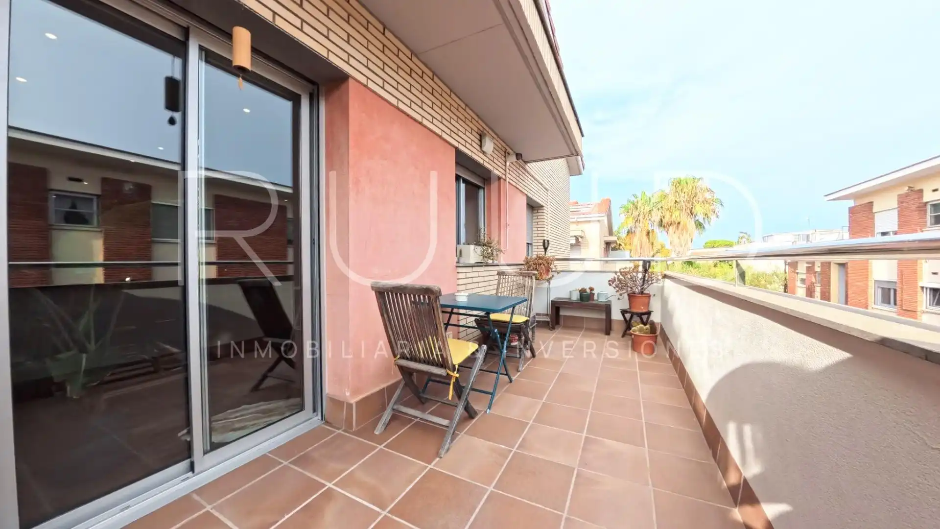 Terrace of Duplexes for sale in Castelldefels  with Air Conditioner, Heating and Parquet flooring