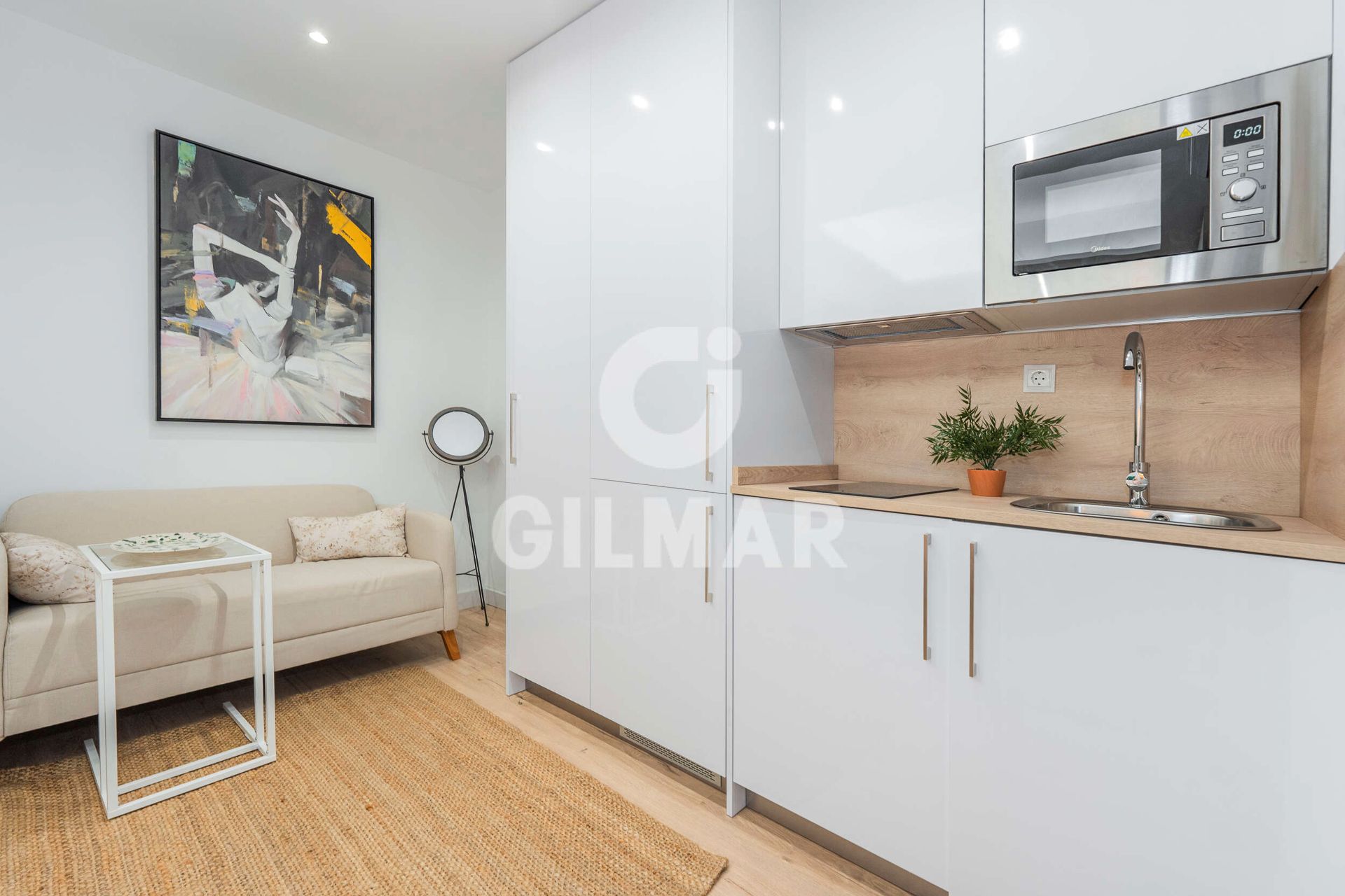 Bedroom of Flat for sale in  Madrid Capital  with Air Conditioner, Heating and Furnished