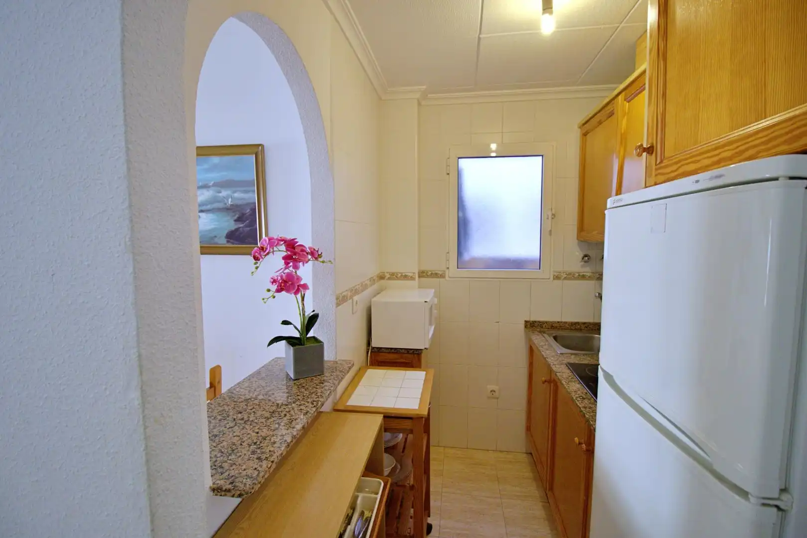 Kitchen of Flat for sale in Torrevieja  with Terrace, Furnished and Balcony