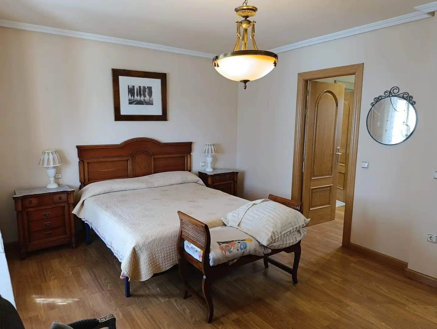 Dormitori de Casa o xalet en venda en San Andrés del Rabanedo amb Calefacció, Jardí privat i Terrassa