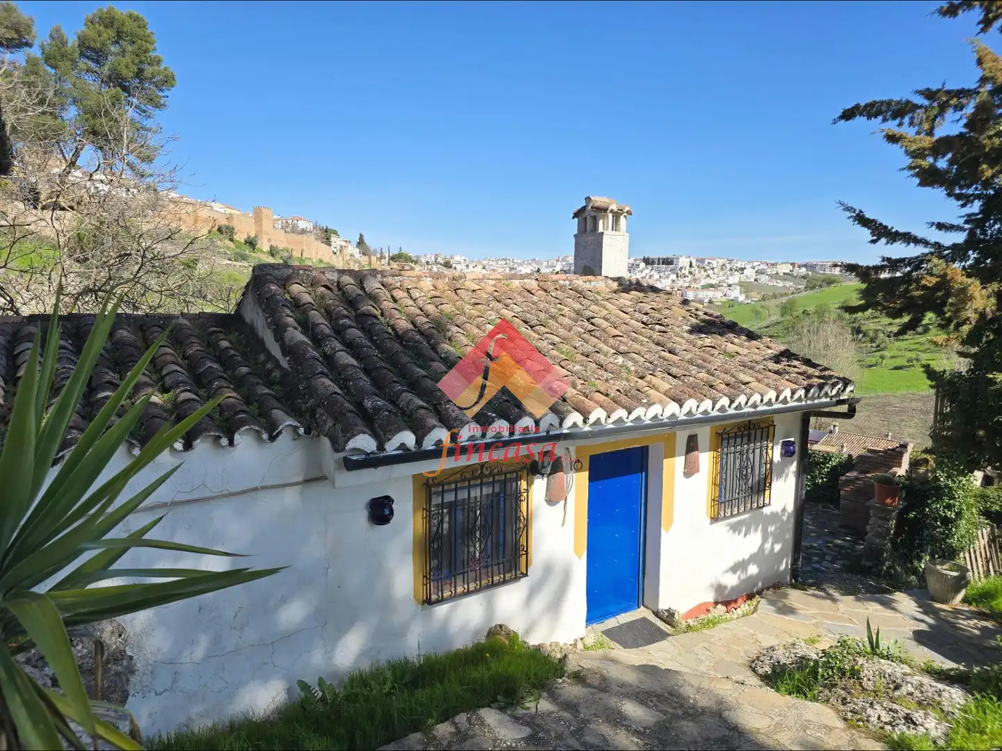 Vista exterior de Casa o chalet en venta en Ronda con Terraza, Trastero y Piscina