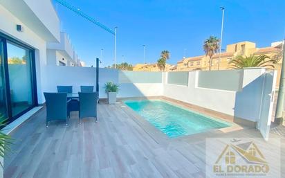 Swimming pool of House or chalet for sale in San Pedro del Pinatar  with Air Conditioner and Swimming Pool