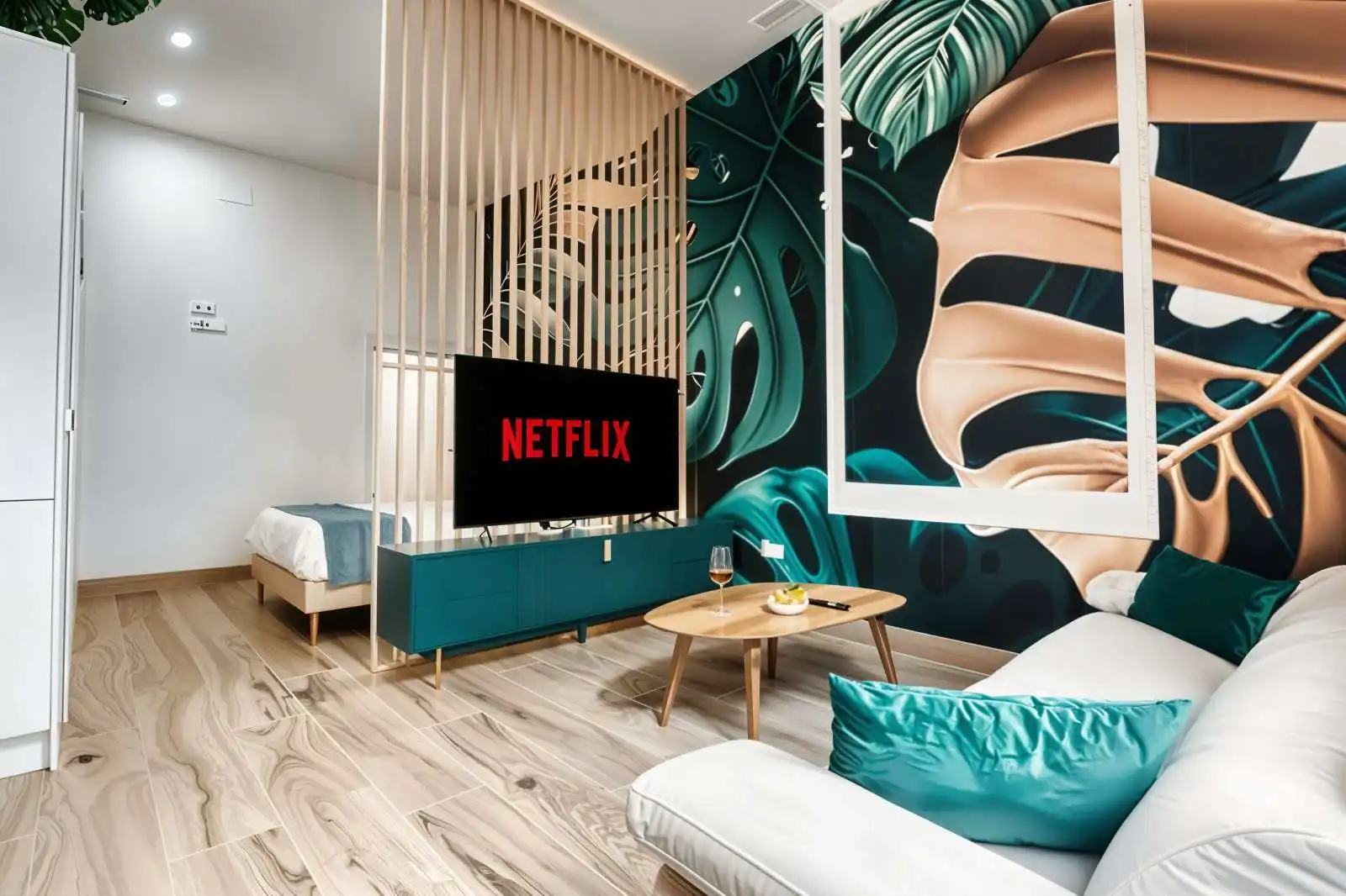 Wohnzimmer von Wohnungen zur untervermieten in Altea mit Klimaanlage, Terrasse und Möbliert