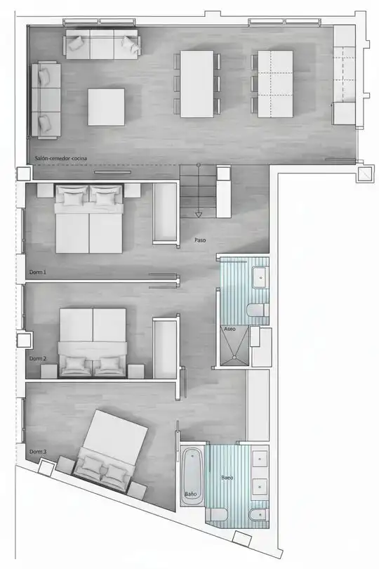 Piso en venta en  Logroño con Aire acondicionado, Calefacción y Jardín privado