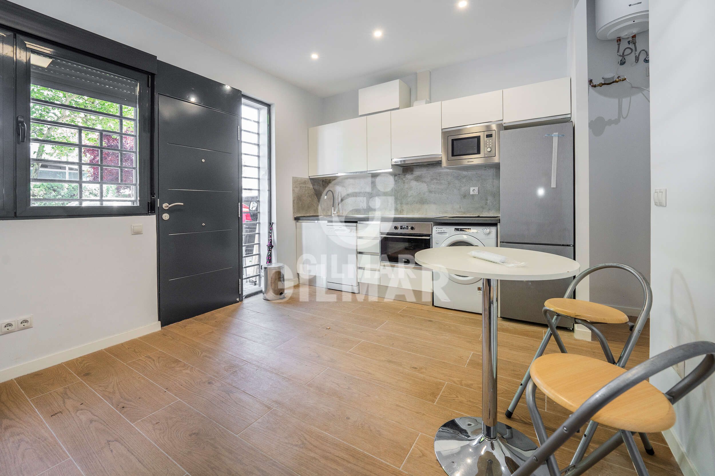 Kitchen of Apartment for sale in  Madrid Capital  with Heating