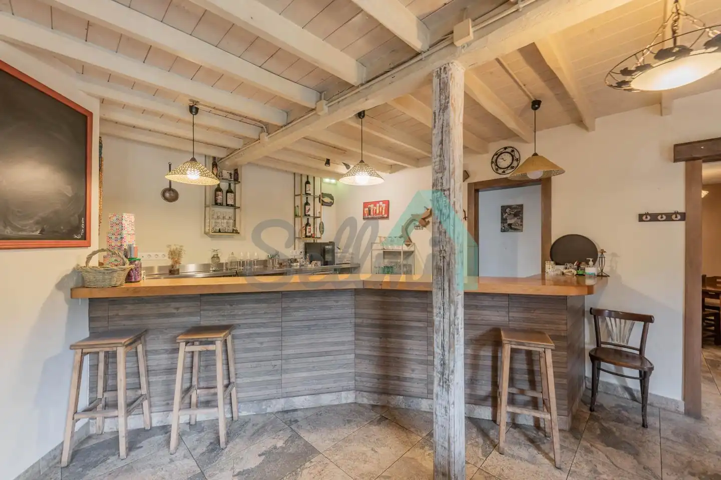 Cocina de Casa o chalet en venta en Sobrescobio con Calefacción, Jardín privado y Terraza