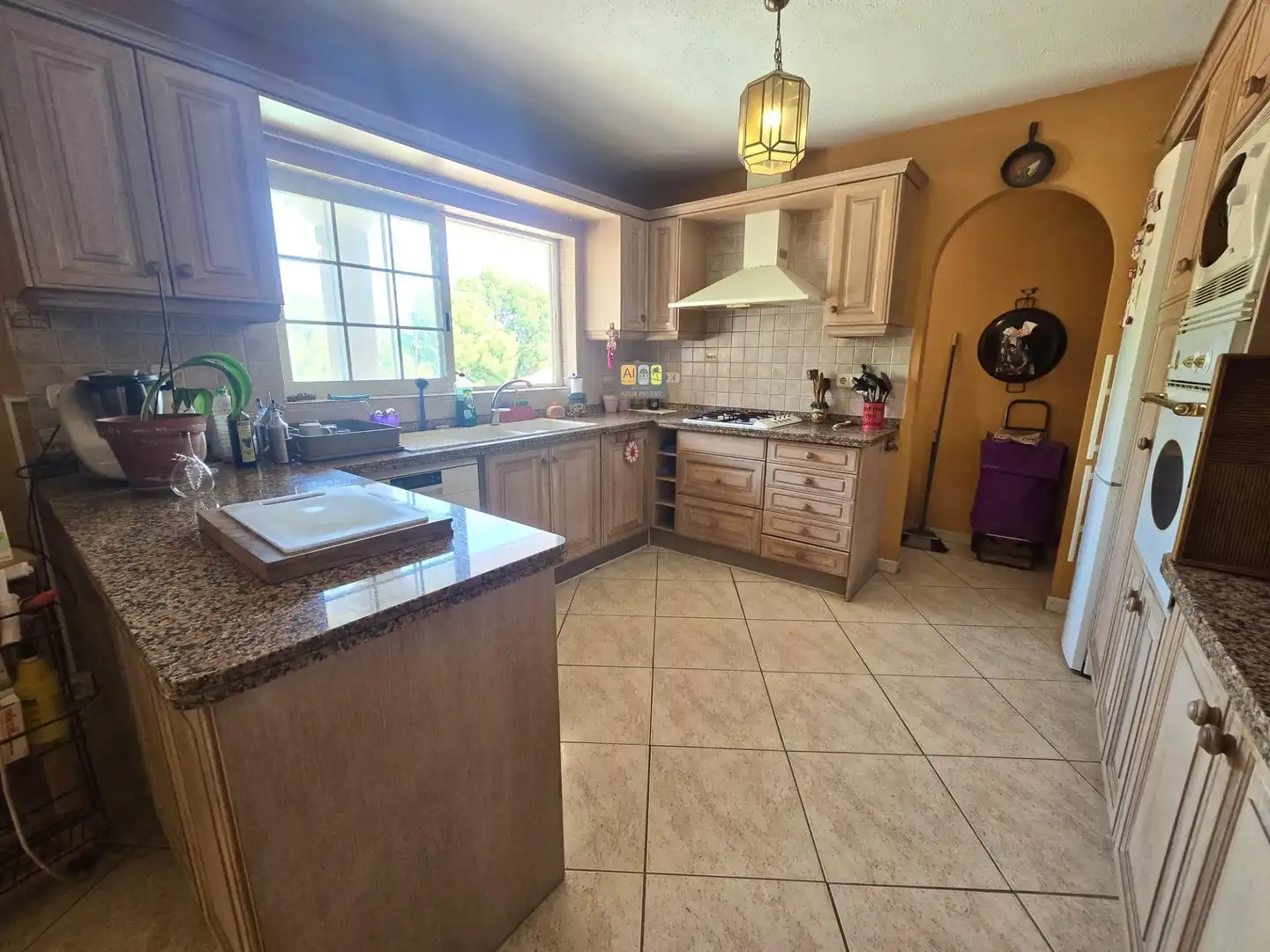 Cocina de Casa o chalet en venta en La Nucia con Aire acondicionado, Jardín privado y Terraza