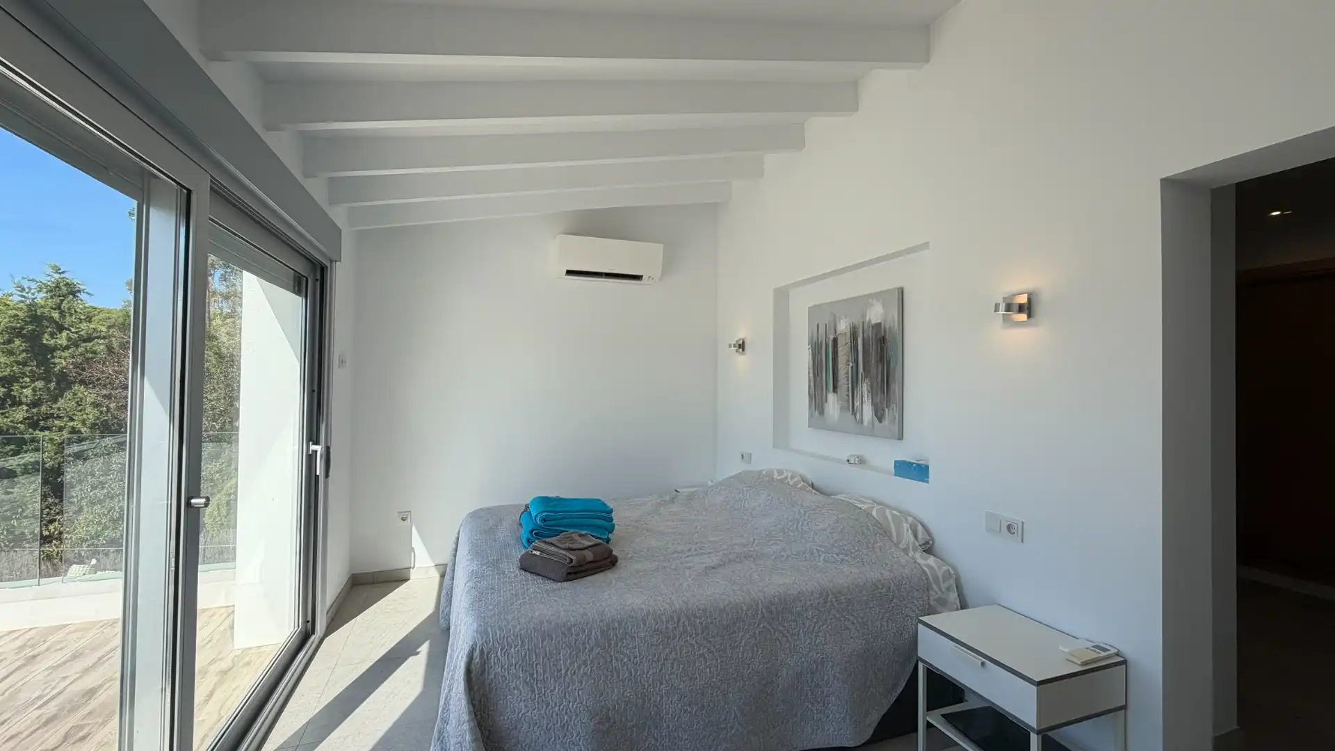 Bedroom of Houses for sale in Moraira  with Air Conditioner, Heating and Private garden