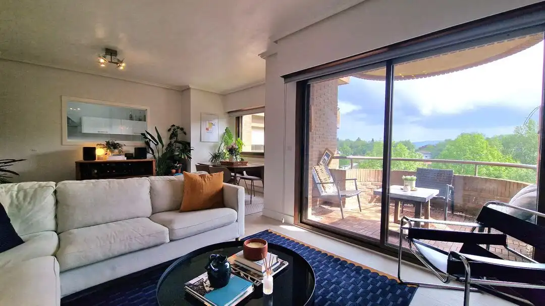 Wohnzimmer von Wohnung zum Verkauf in Donostia - San Sebastián  mit Heizung, Terrasse und Balkon