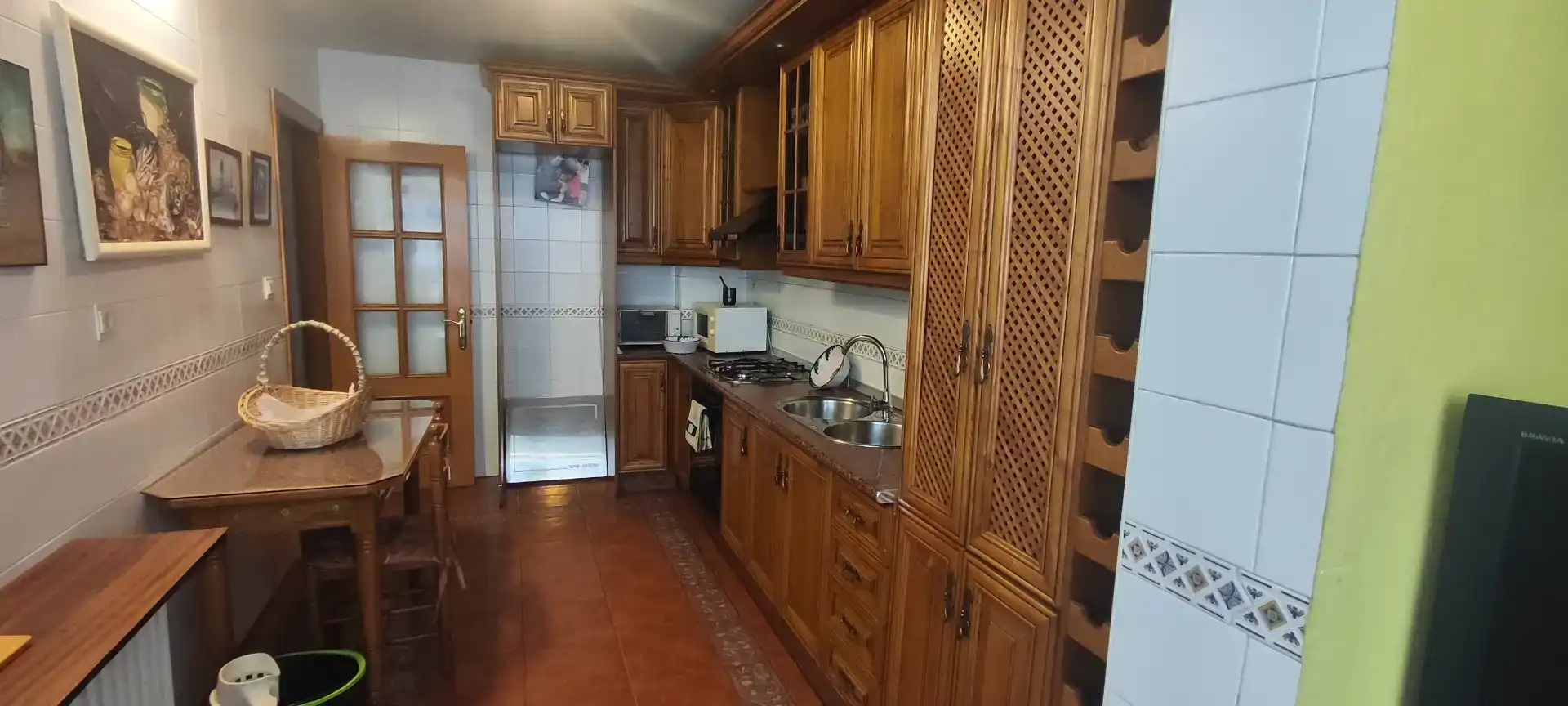 Cuina de Dúplex de lloguer en Granada amb Moblat, Forn i Rentadora