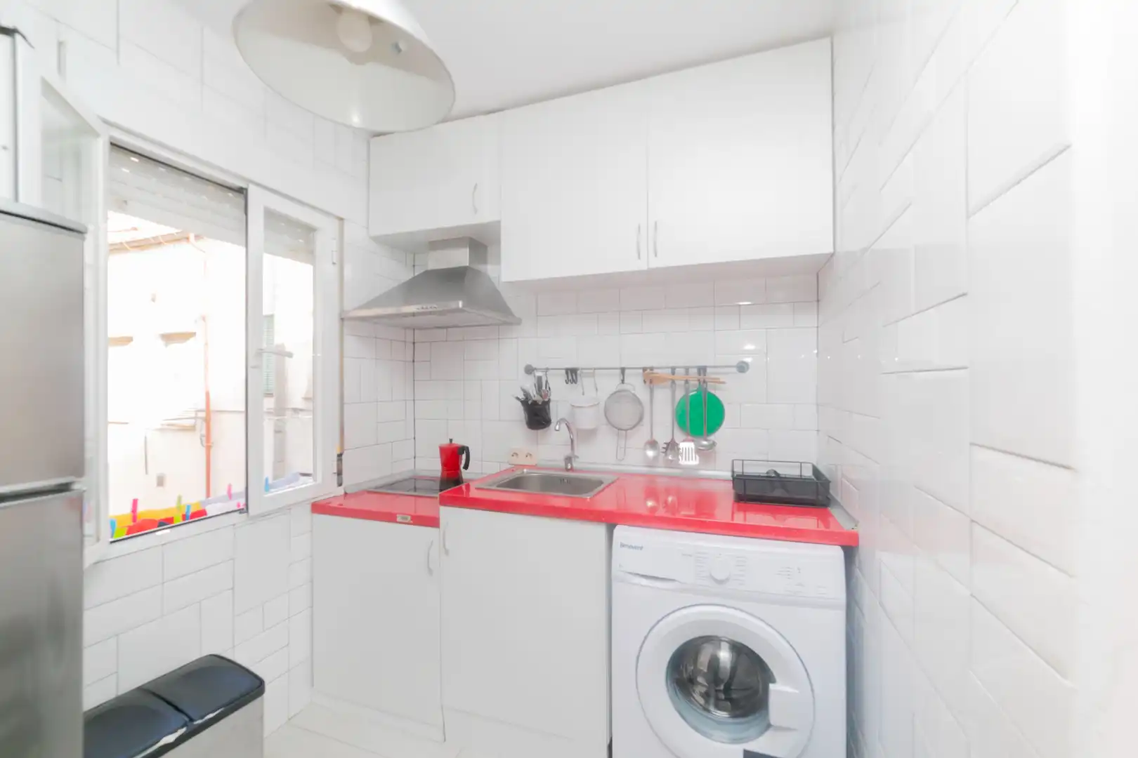 Cocina de Piso de alquiler en Madrid con Aire acondicionado, Calefacción y Amueblado