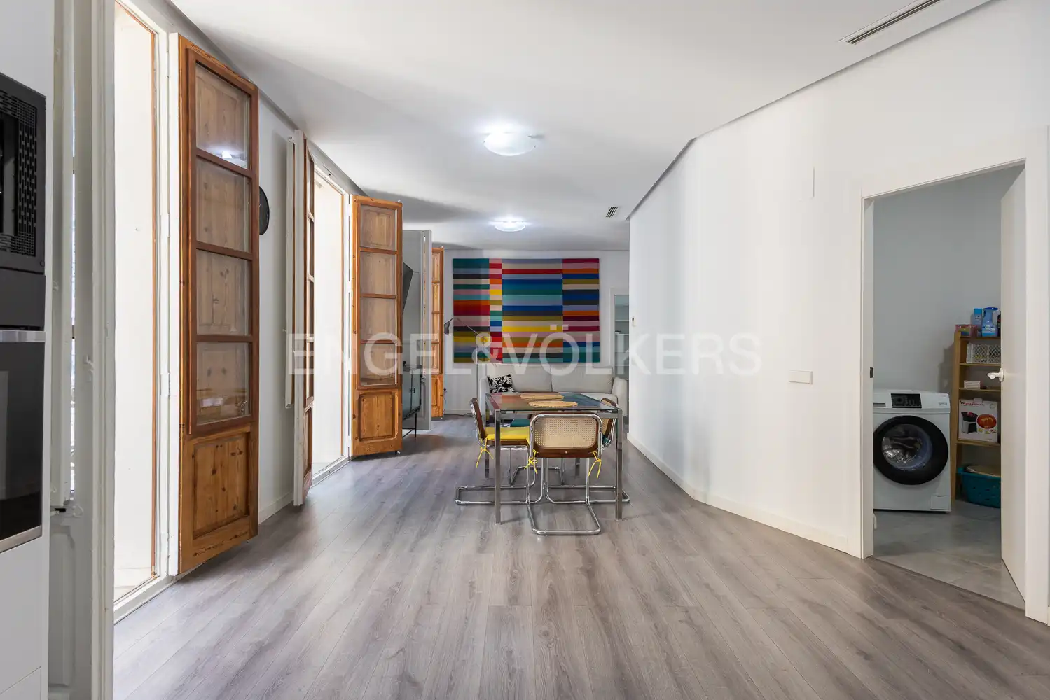 Menjador de Pis de lloguer en Valencia amb Aire condicionat, Calefacció i Parquet