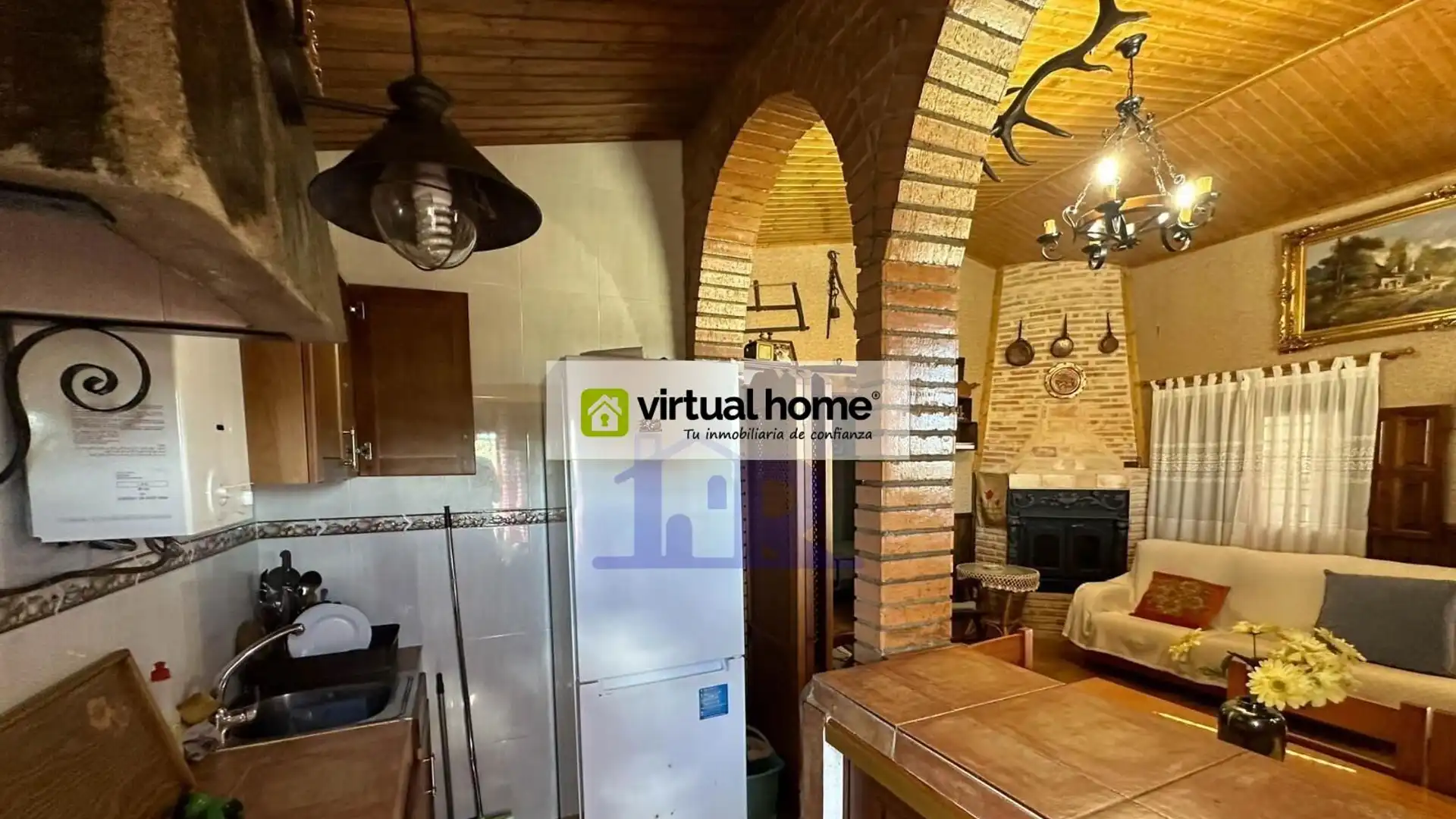 Cocina de Casa o chalet en venta en Cuenca Capital con Aire acondicionado