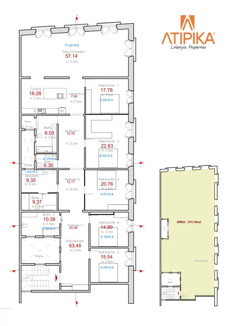 Wohnung mit Terrasse zum Verkauf in de la Mercè, imagen 52