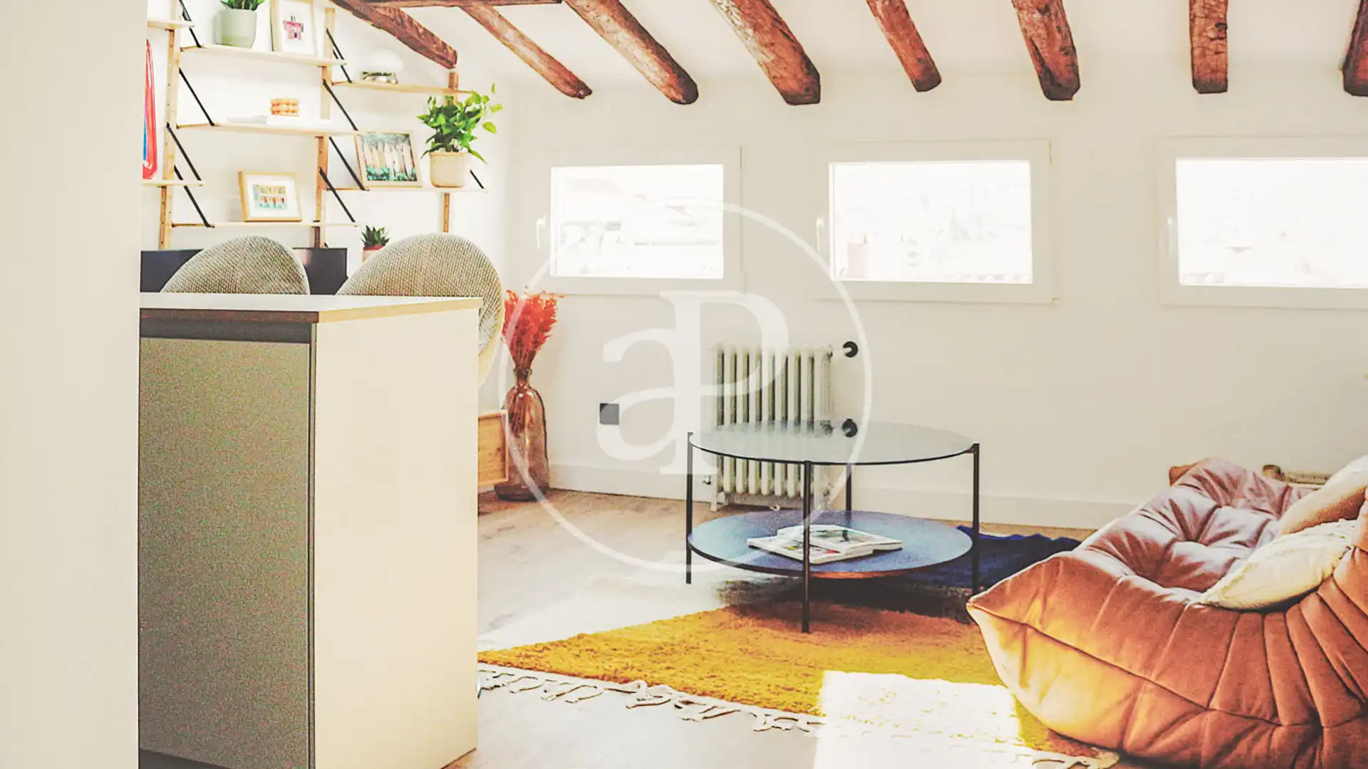 Wohnzimmer von Wohnung zum Verkauf in  Madrid Capital mit Klimaanlage, Heizung und Abstellraum