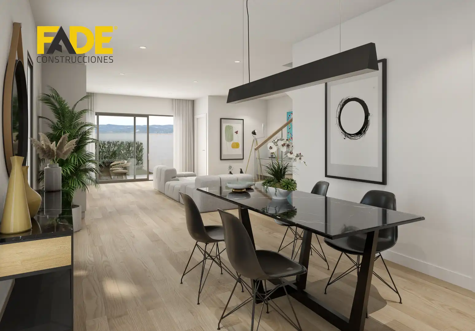 Comedor de Casa adosada en venta en Churriana de la Vega con Jardín privado, Trastero y Piscina
