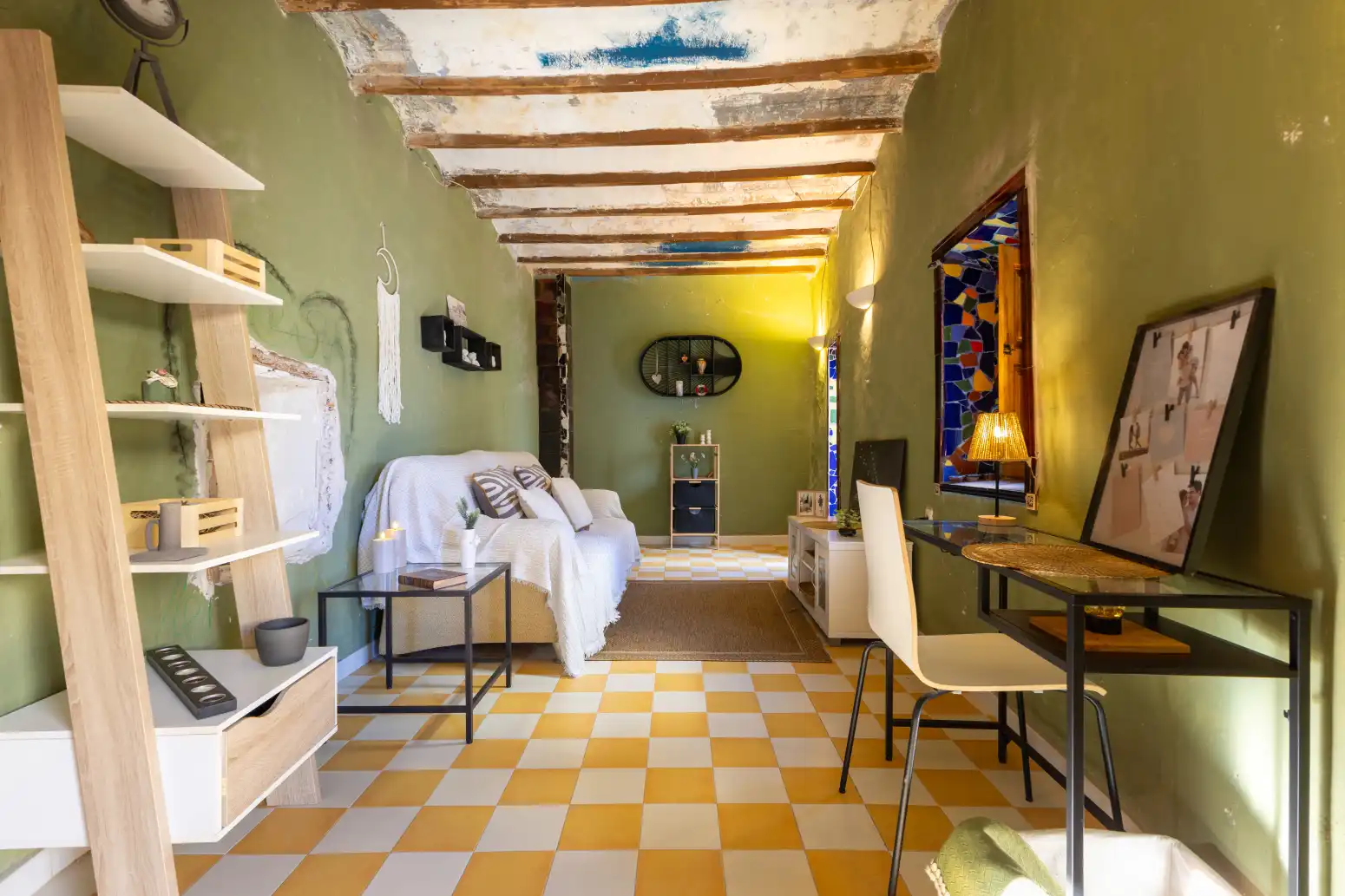 Sala de estar de Casa o chalet en venta en Algar de Palància con Parquet, Terraza y Trastero