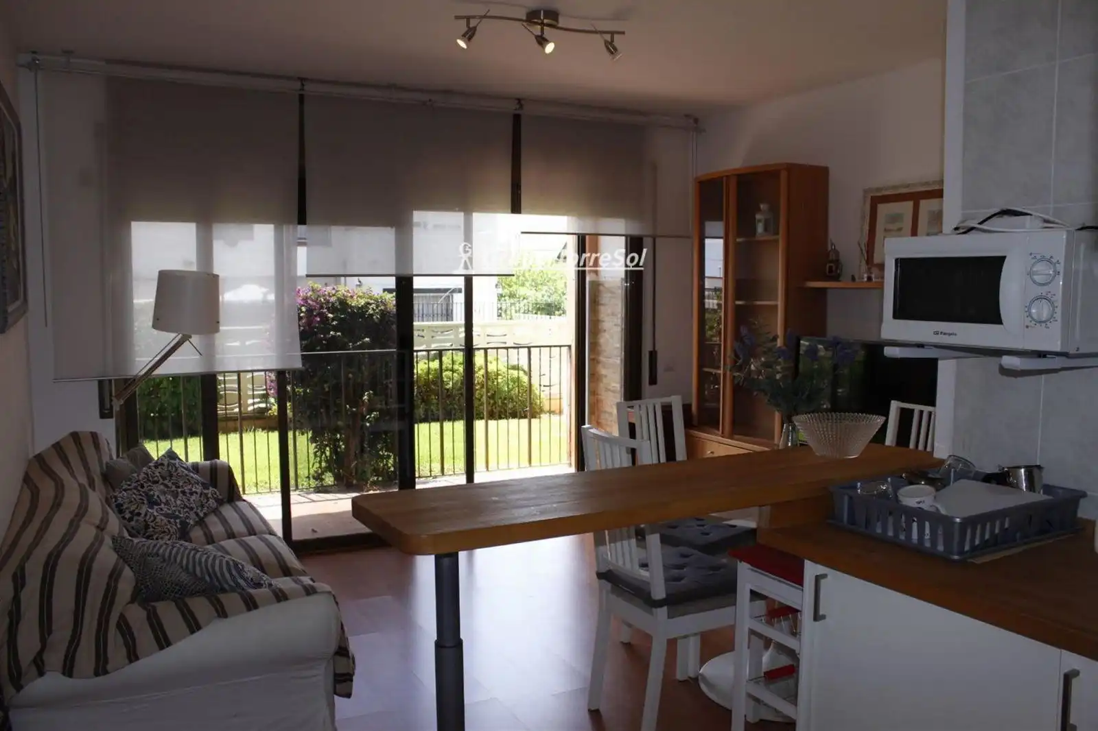 Living room of Flat for sale in Torredembarra  with Heating, Terrace and Swimming Pool
