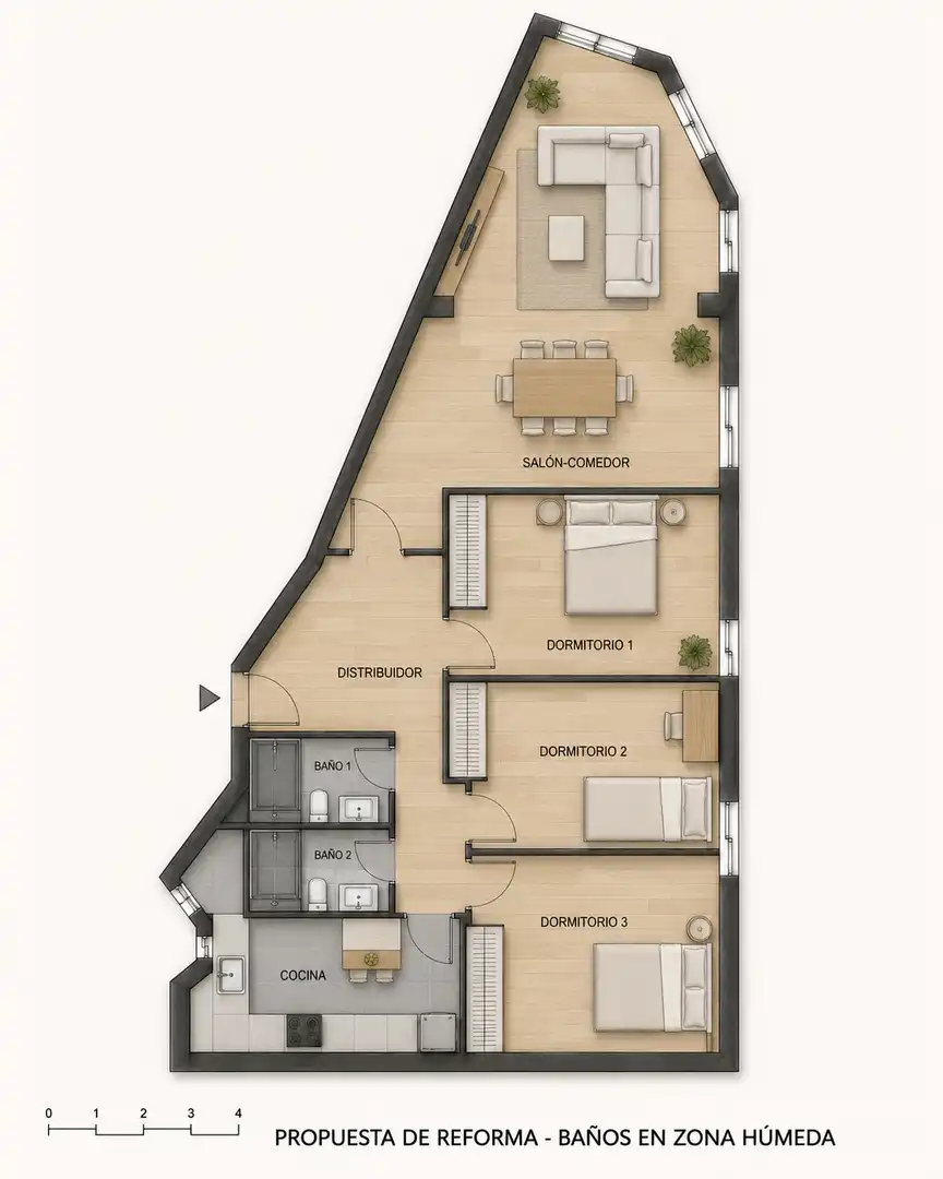 Wohnung mit Aufzug zum Verkauf in Avenida del Mediterráneo, imagen 21