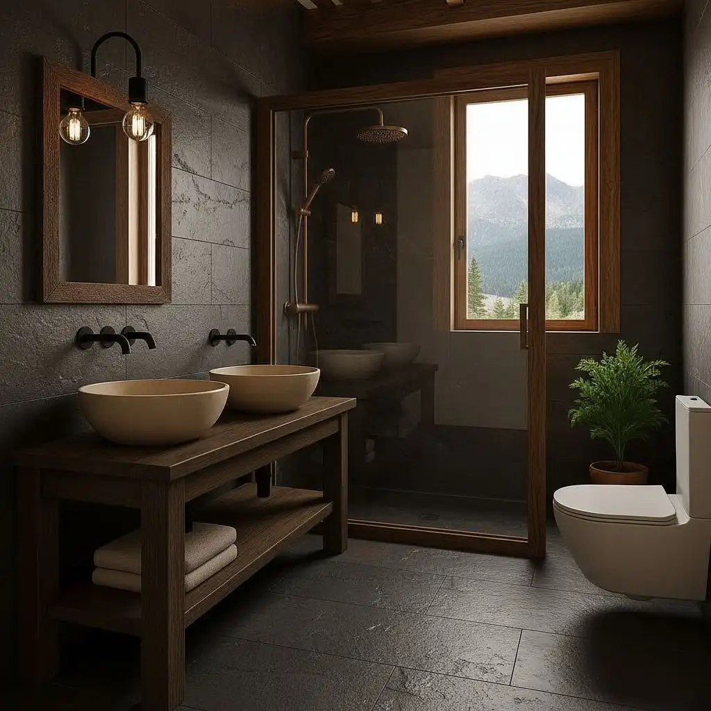 Bathroom of Houses for sale in Das  with Heating, Private garden and Parquet flooring