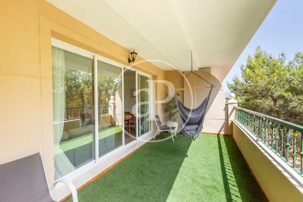 Terraza de Ático en venta en Bétera con Aire acondicionado, Calefacción y Jardín privado