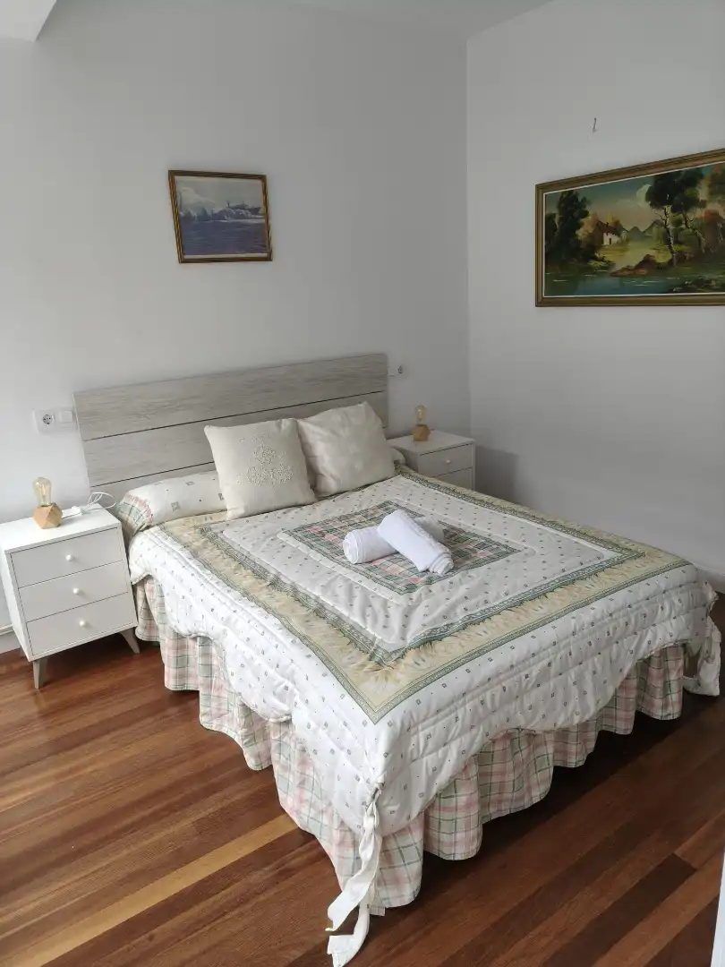 Bedroom of Flat for rent in Fisterra  with Furnished, Oven and Washing machine