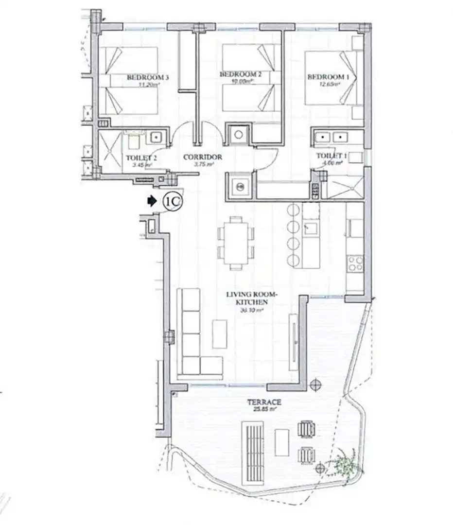 Apartamento con piscina en venta en Centro ciudad, imagen 16