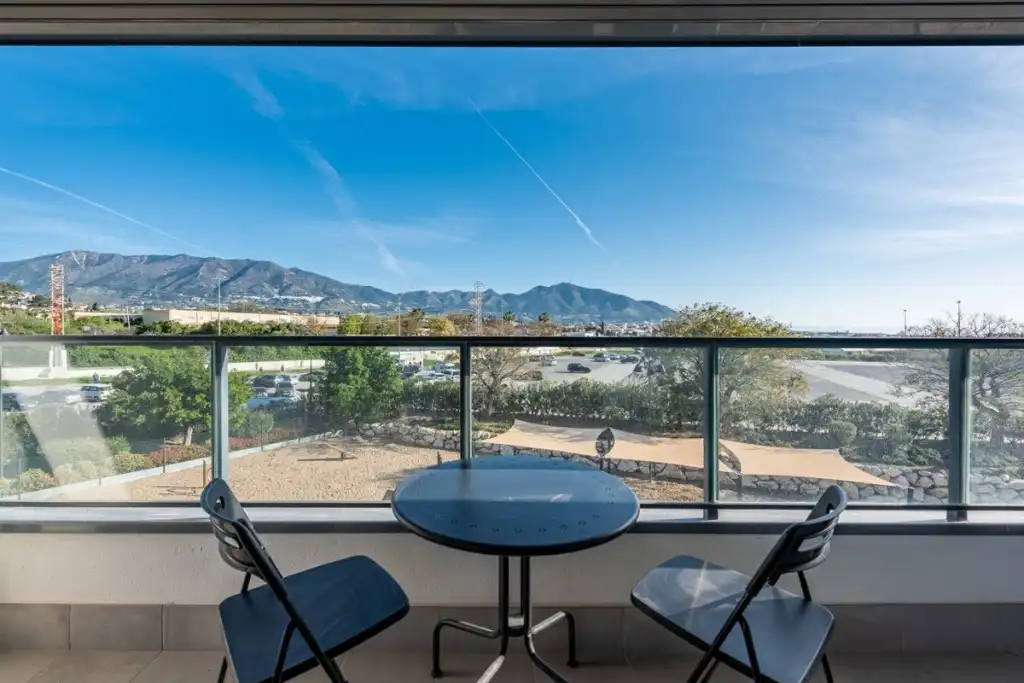 Terrassa de Apartament en venda en Mijas amb Aire condicionat, Terrassa i Piscina