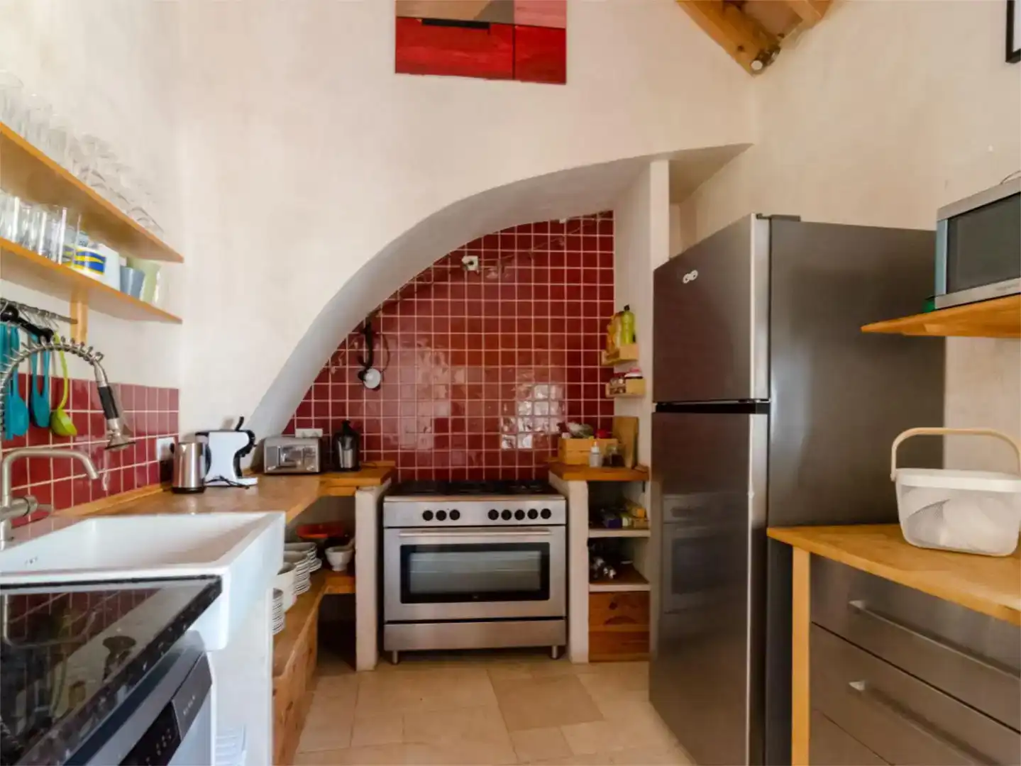 Cocina de Casa adosada en venta en Tarifa con Aire acondicionado y Balcón