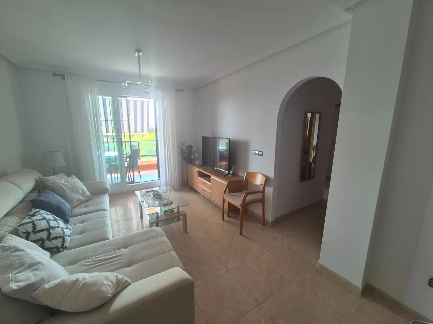 Living room of Flat for sale in Torrevieja  with Air Conditioner, Terrace and Storage room