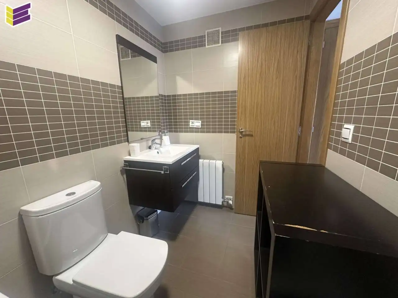 Badezimmer von Wohnung zur Miete in O Porriño   mit Heizung, Abstellraum und Möbliert