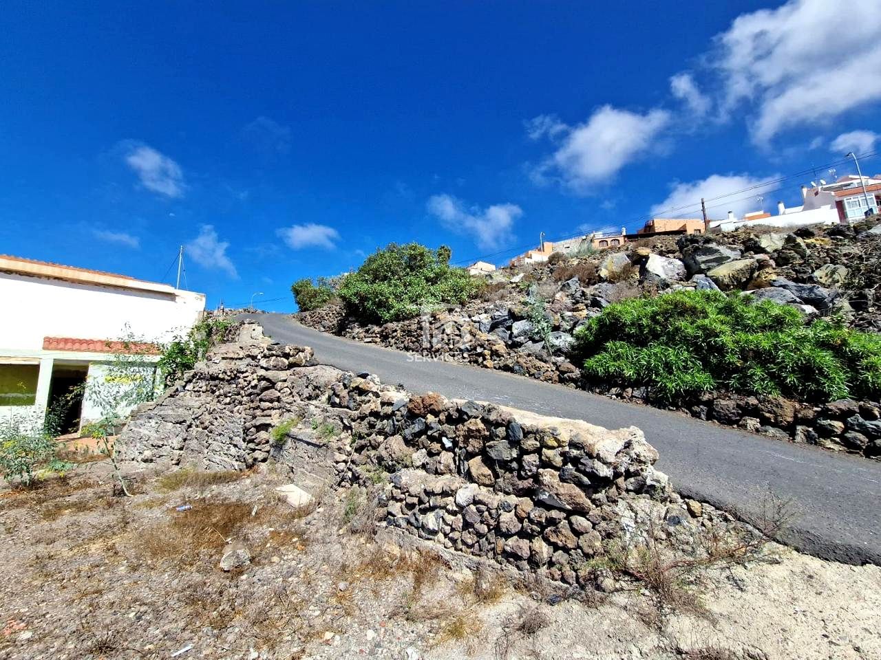 Vista exterior de Casa o chalet en venta en Guía de Isora con Jardín privado