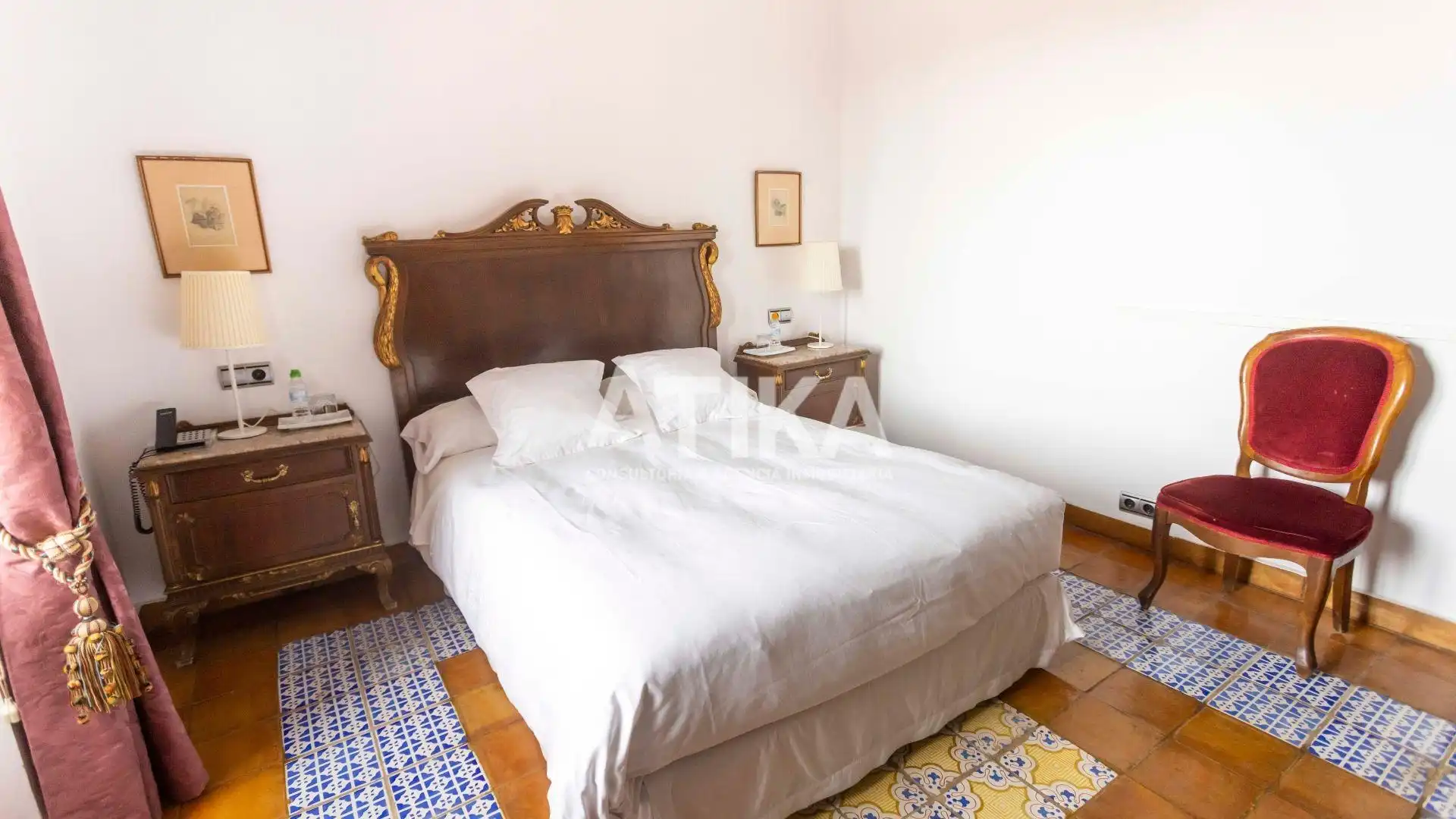 Schlafzimmer von Country house zum Verkauf in Fontanars dels Alforins mit Klimaanlage, Heizung und Privatgarten