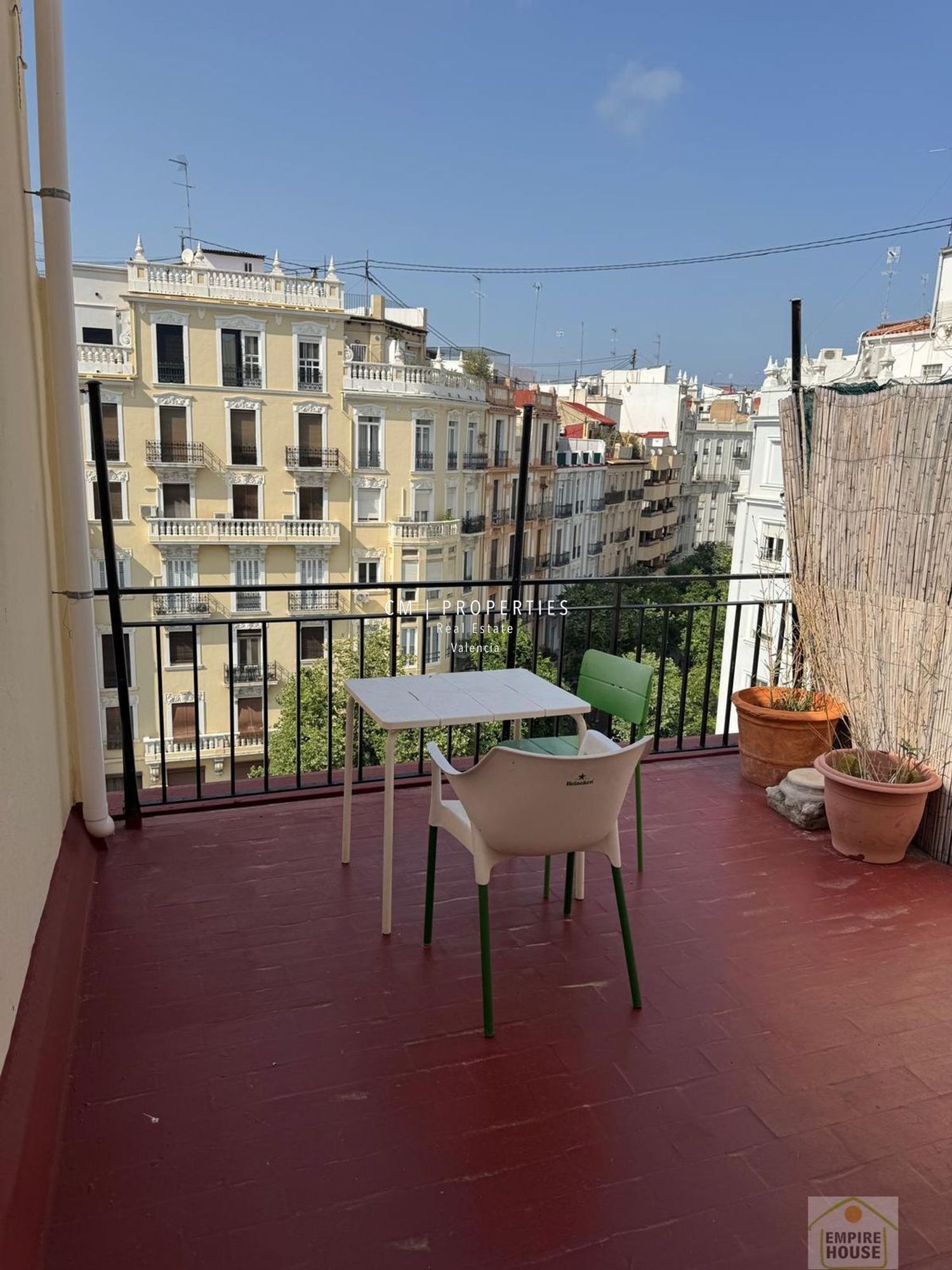 Terrace of Attic to rent in  Valencia Capital  with Air Conditioner, Heating and Terrace
