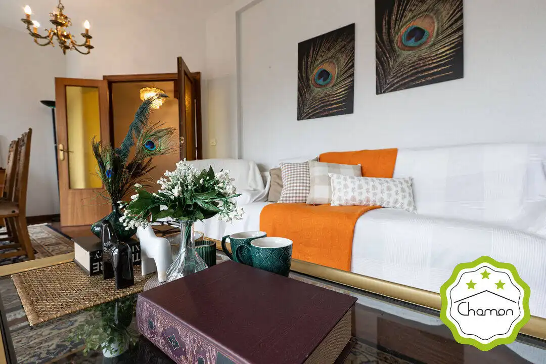 Sala de estar de Piso en venta en Bilbao  con Calefacción y Balcón