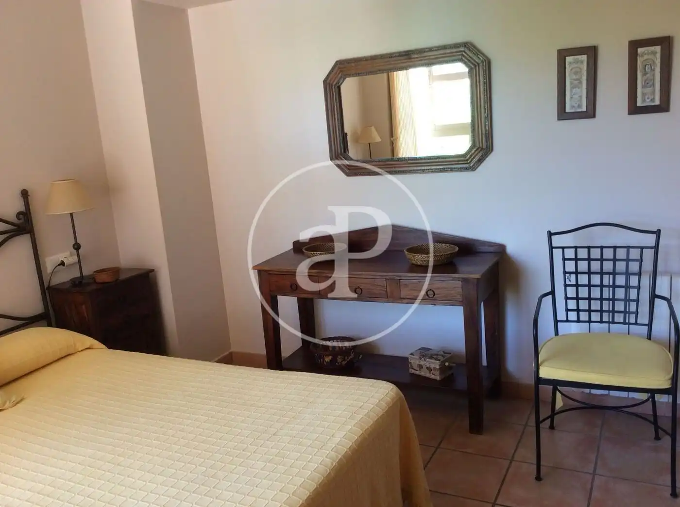 Schlafzimmer von Wohnung zur Miete in Jávea / Xàbia mit Klimaanlage, Heizung und Privatgarten