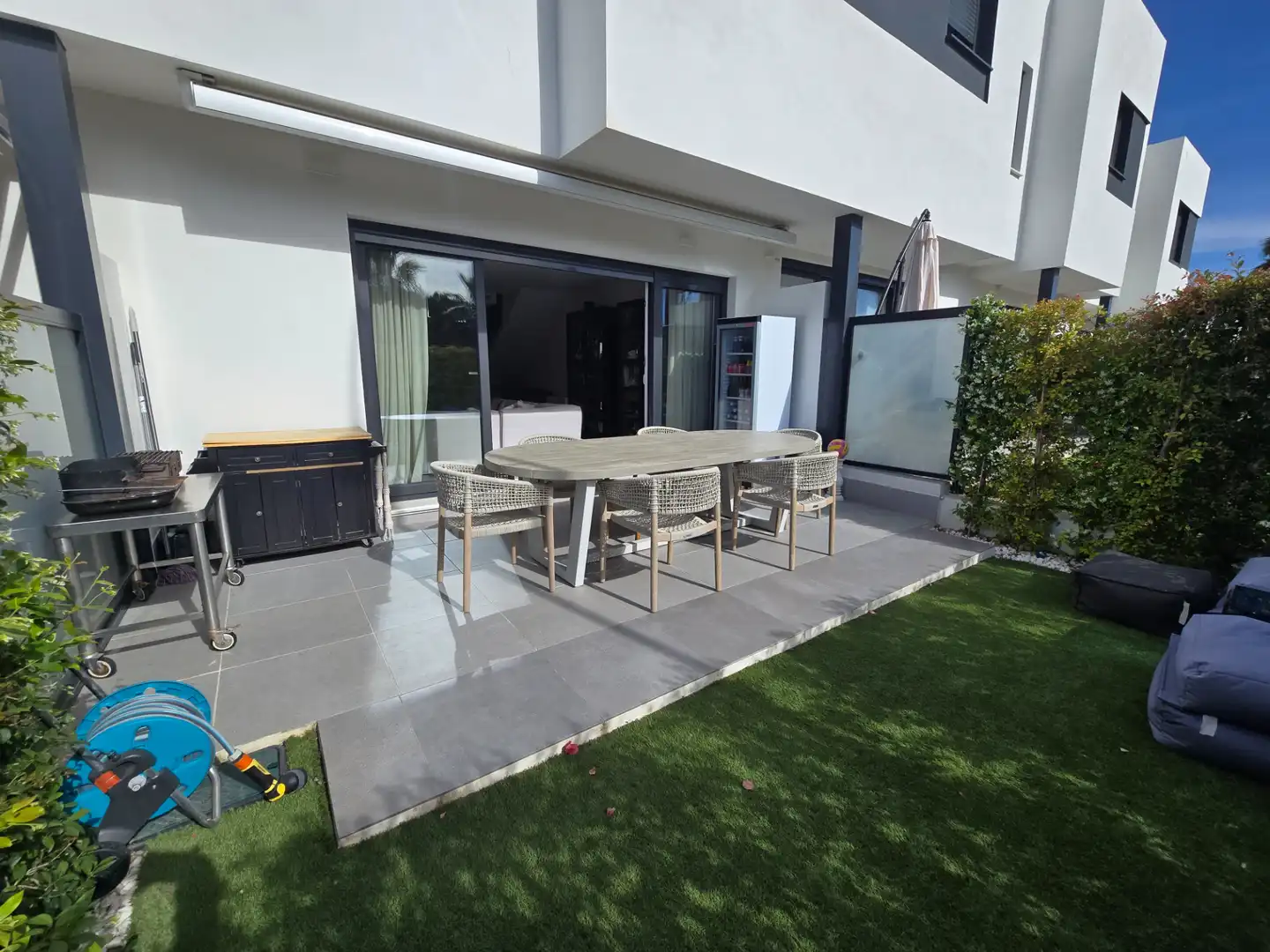Terrassa de Casa adosada en venda en Mijas amb Aire condicionat, Jardí privat i Terrassa
