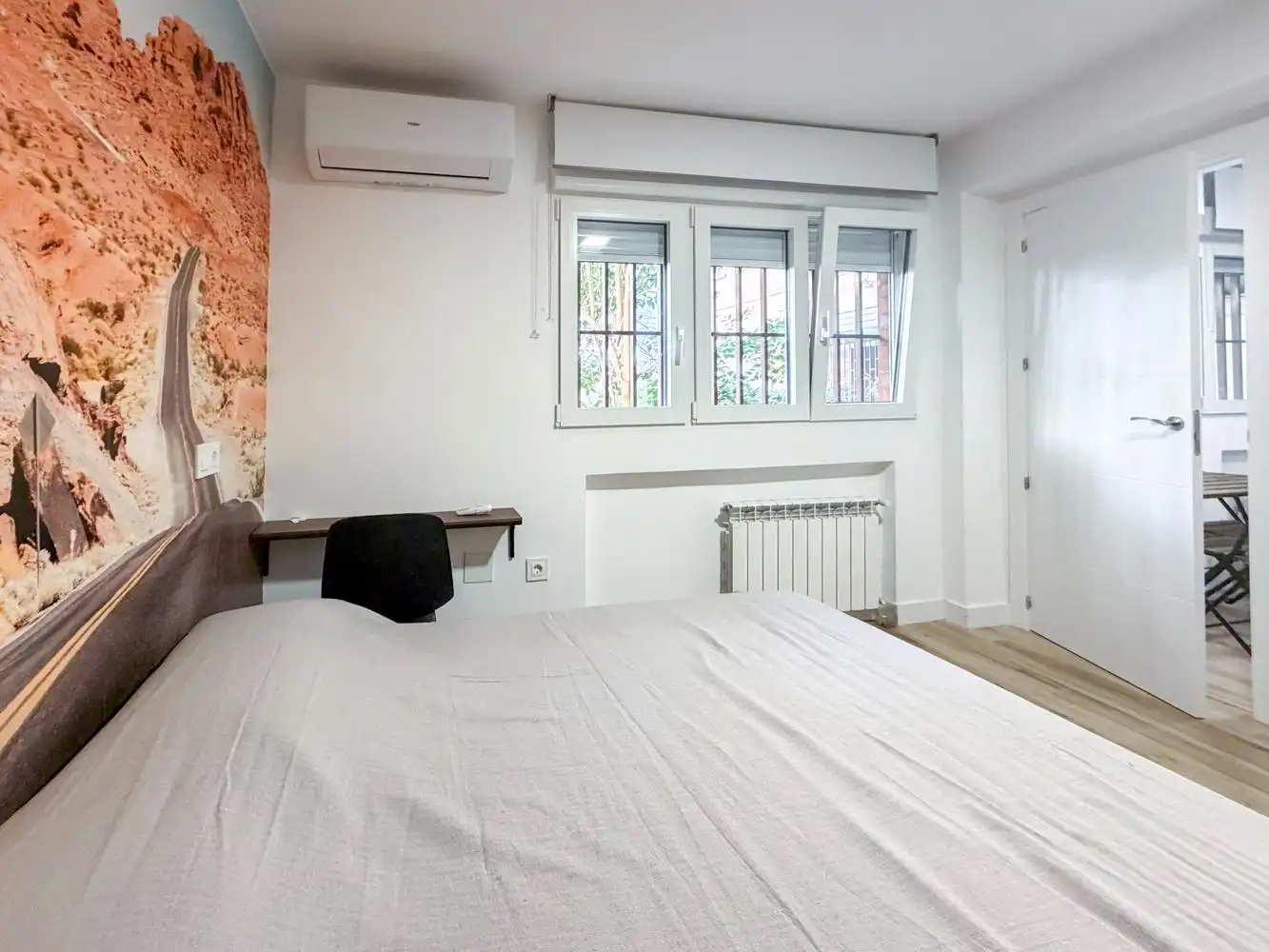 Bedroom of Lofts for rent in Madrid  with Air Conditioner, Heating and Furnished