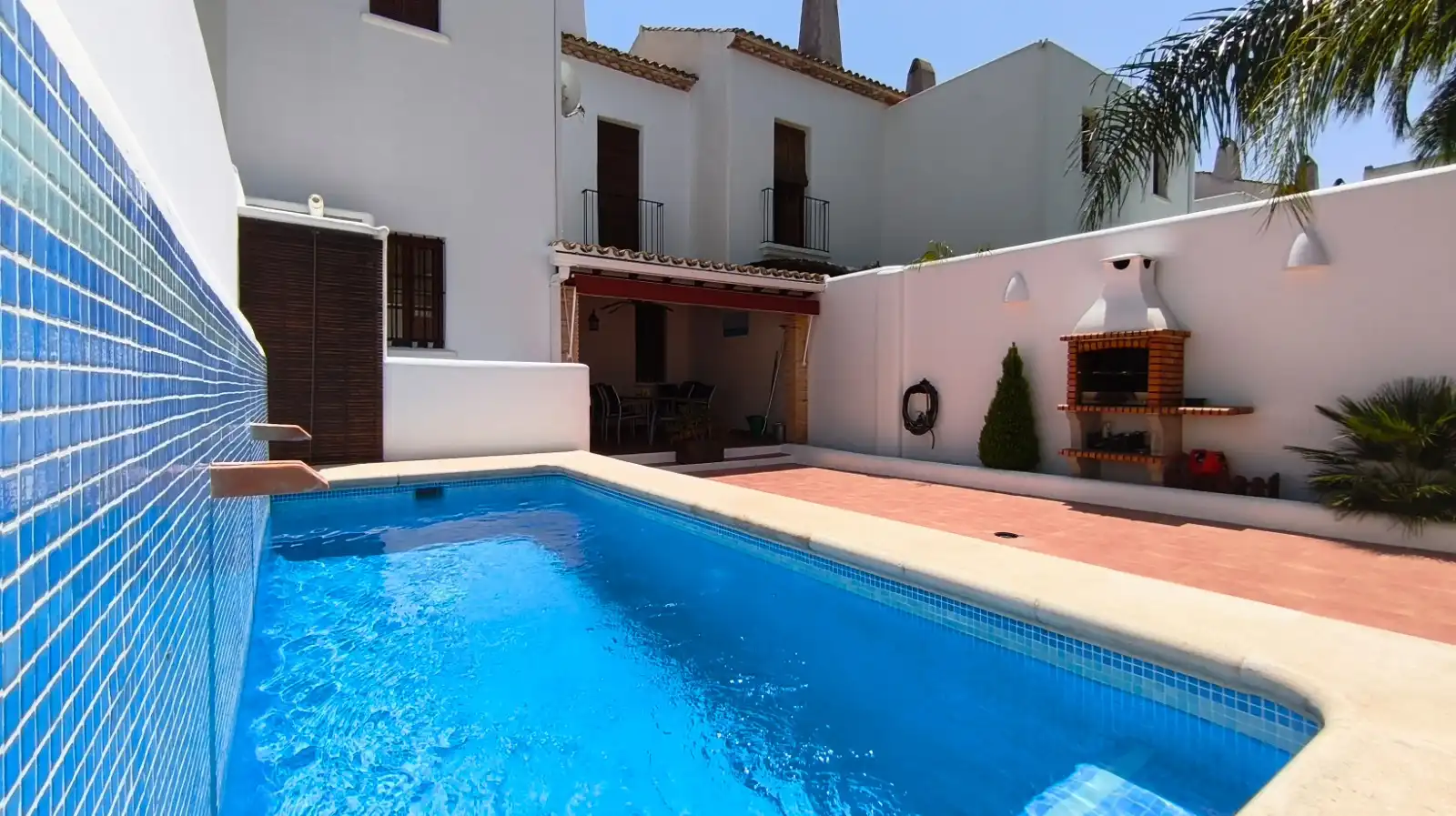 Swimming pool of Detached homes for sale in Dénia  with Air Conditioner, Heating and Private garden