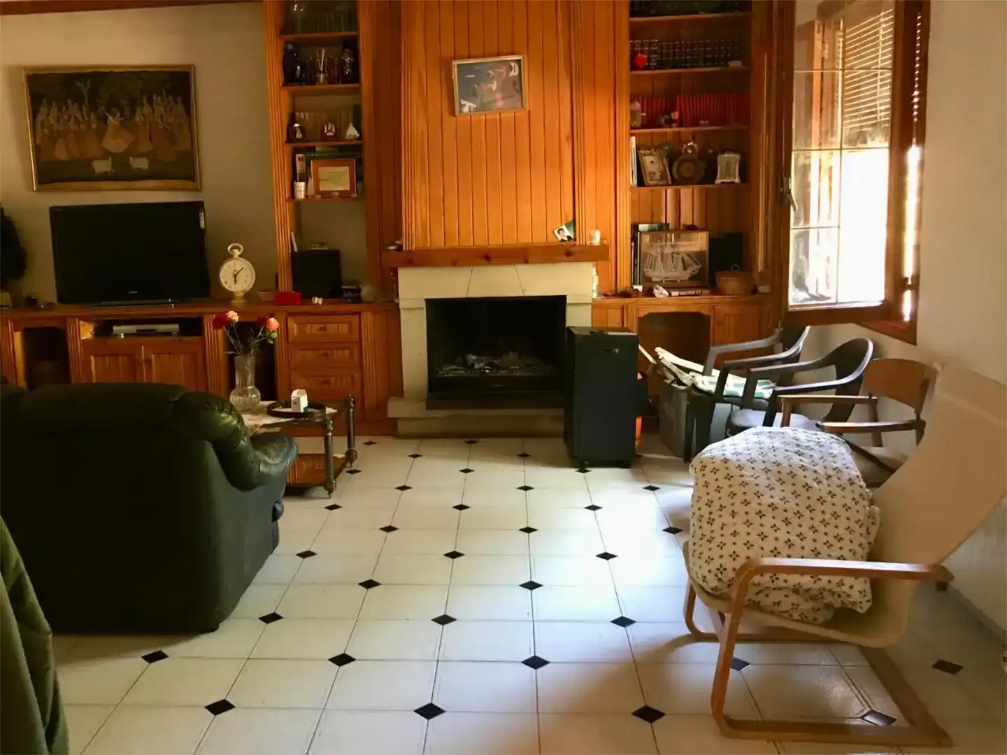 Living room of Flat for sale in Cañada  with Air Conditioner, Private garden and Storage room