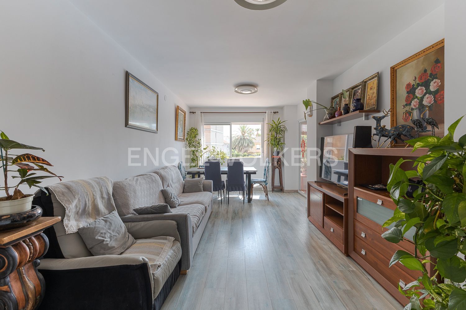 Sala d'estar de Apartament en venda en La Pobla de Farnals amb Aire condicionat, Calefacció i Jardí privat